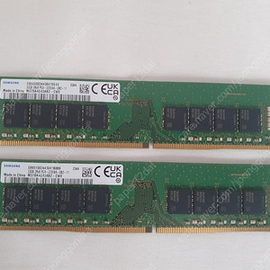 삼성 ddr4 32g 3200mhz 2개