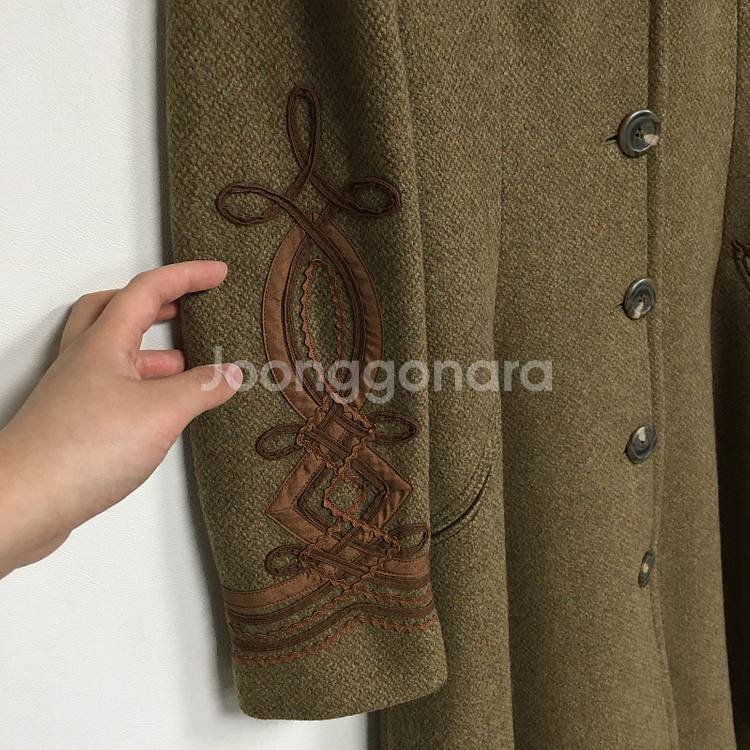 랄프로렌폴로 자수 포인트 플레어 롱 코트 2 / 랑방 마인 오브제 타임 럭키슈에뜨 산드로 마쥬 오르 시에 시스템--1