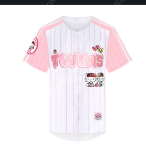LG트윈스 X 헬로키티 콜라보 유니폼 (95) 화/핑