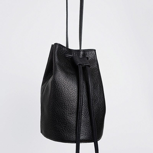 베르데오시도 verdeossido Micro Sailor Bag - in Cow Leather (Black)