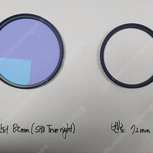 벤로 야경필터 82mm(true night), 벤로 72mm uv필터 팝니다