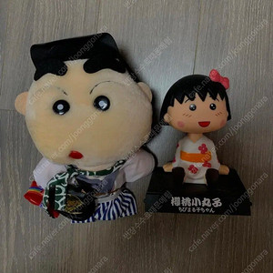 고전 짱구 인형 + 마루코 피규어