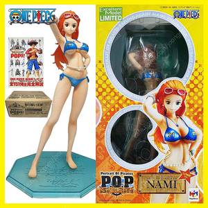 원피스 엑셀런트 모델 POP 한정판 나미 Crimin Ver.+원피스 POP 공식 All-Color 가이드북 POPs! (정품)
