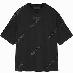 에센셜 숏슬리브 티셔츠 블랙 XL