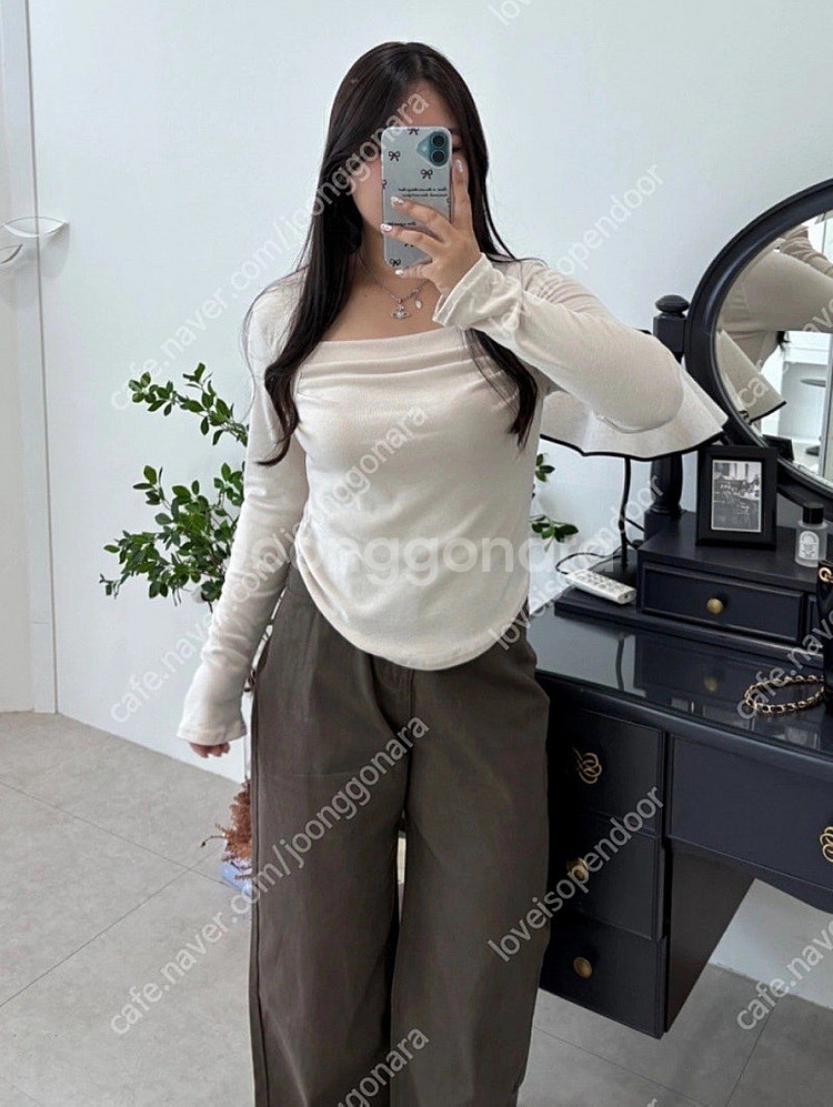 하티66 made 자체제작 볼레로 긴팔 티셔츠--0