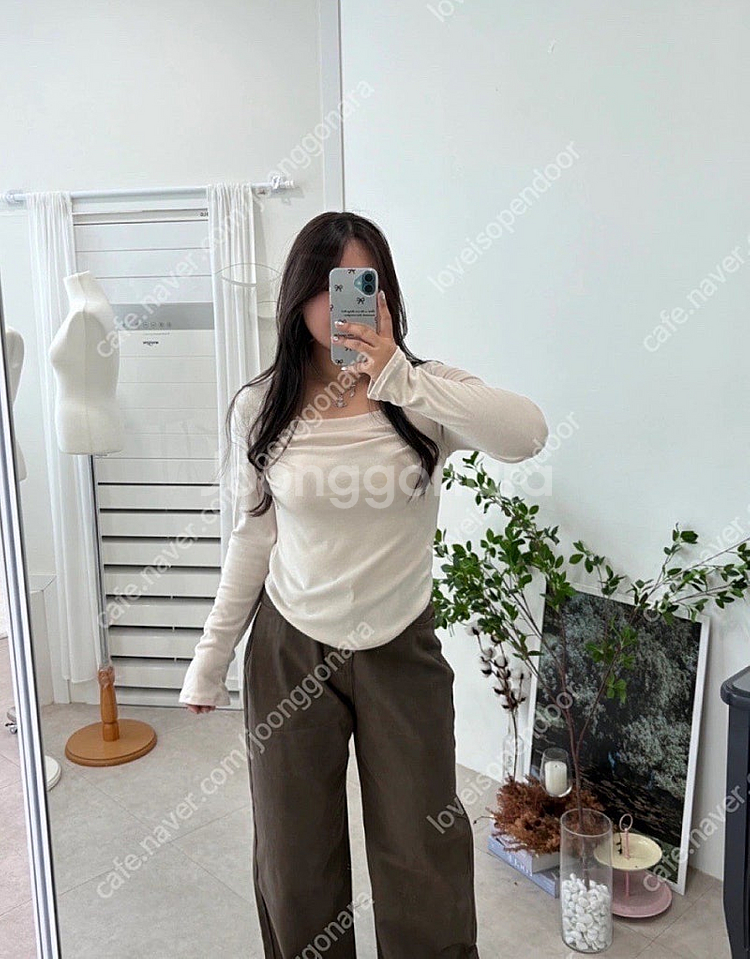 하티66 made 자체제작 볼레로 긴팔 티셔츠--4
