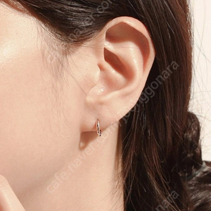 로이드 14k 금 민자 링귀걸이 12mm 옐로우골드