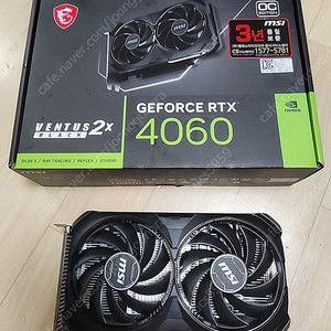 MSI VENTUS 2X RTX4060 를 판매합니다