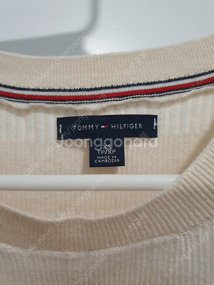타미힐피거 Tommy Hilfiger 여성 반팔니트 x...--2