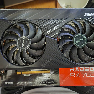 에즈락 RX 7800xt 16g