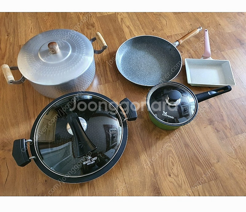 캠핑이나 농막이나 편하게 막쓸용도로 쓰실분 냄비 후라이...--0