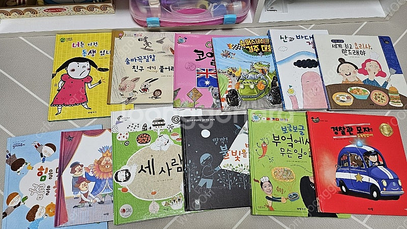 유아샘플책 수학공룡 안녕마음아 버니책장등--3