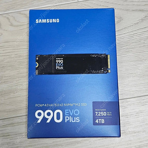 삼성 EVO PLUS M.2 SSD 4TB