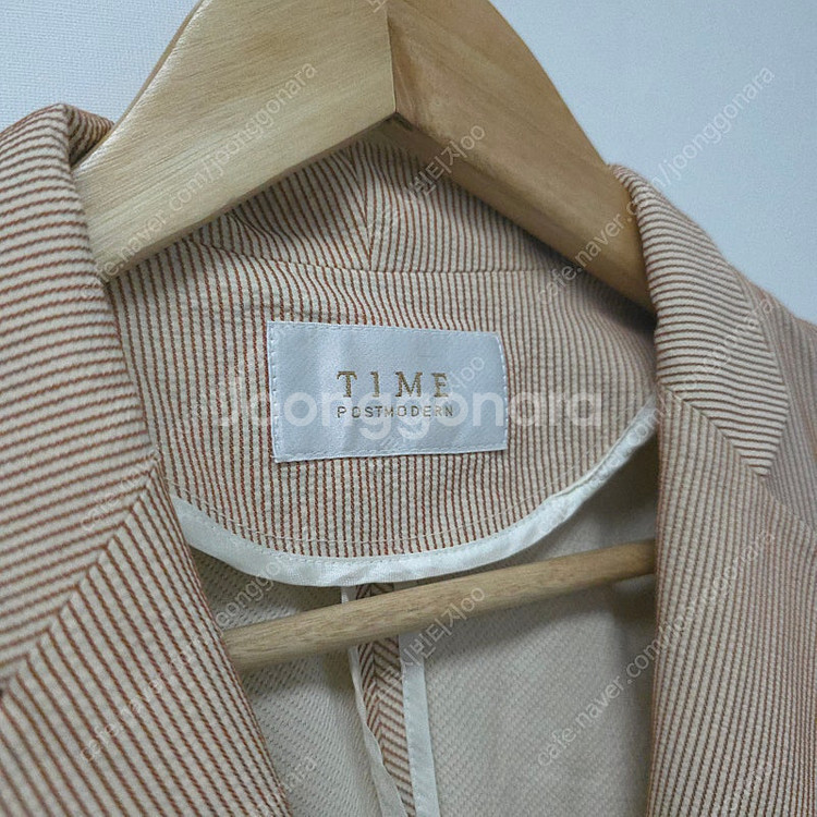 TIME 스트라이프 여성 자켓--2