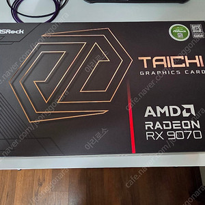 ASRock 라데온 RX 9070XT Taichi 16GB 미개봉 신품 판매합니다