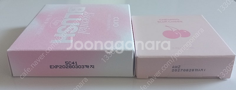 (새상품) 클리오 쉬폰핑크 블러셔 키르시블렌딩 화이트베...--1