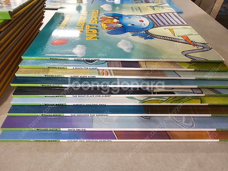 마우스매스 수학동화 (한글판,영문판) 가이드북, CD2장, 세이펜 포함--2