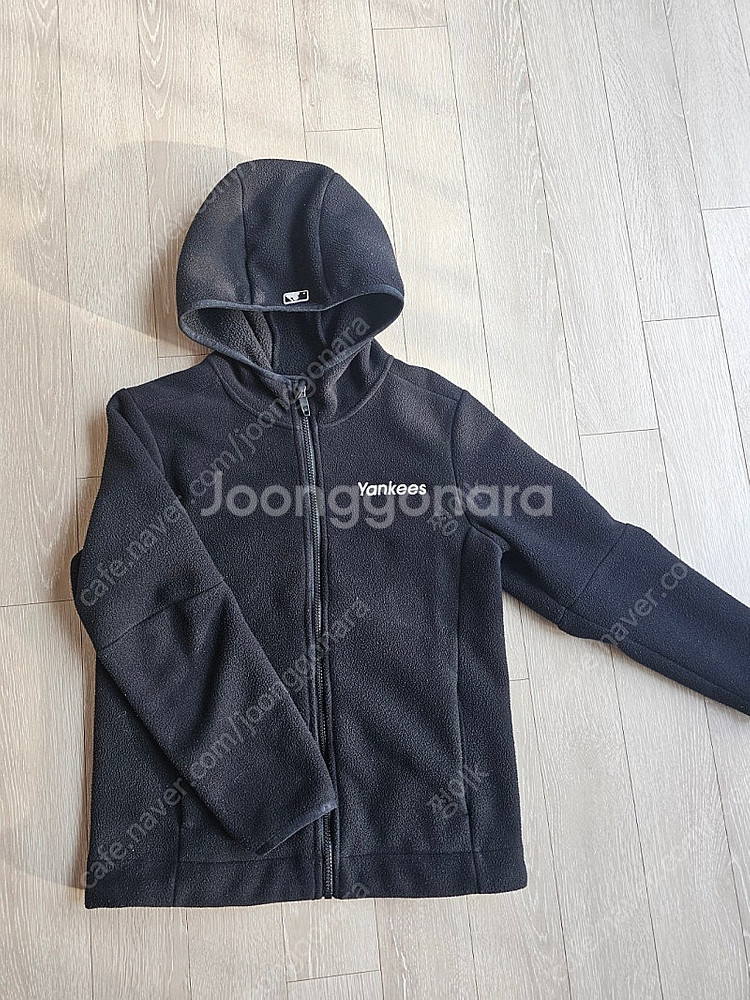 MLB 후리스 패딩조끼 세트 145사이즈--2