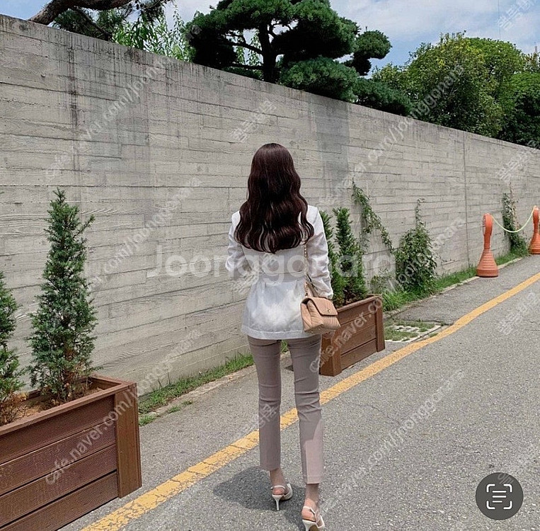 페이지유 린넨 자킷 화이트--1