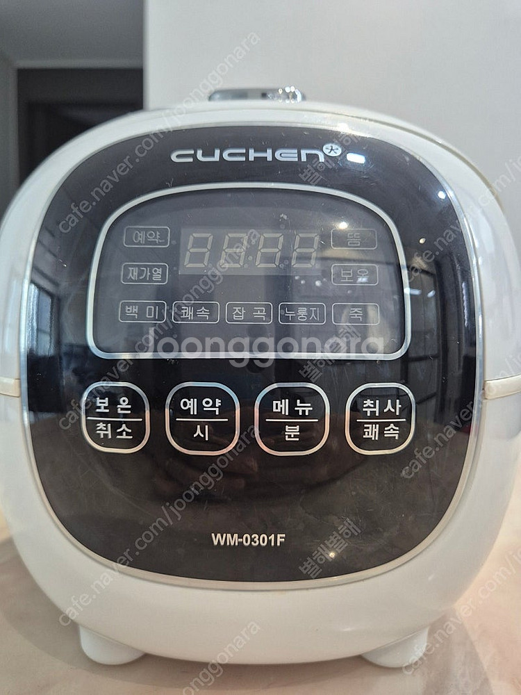 쿠첸 WM-0301F 밥솥 판매합니다.2~3인용--0