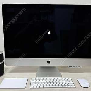 아이맥 27인치 2020 i7 512gb 32gb + 정품 윈도우 (B&W MM-1 스피커 별도)
