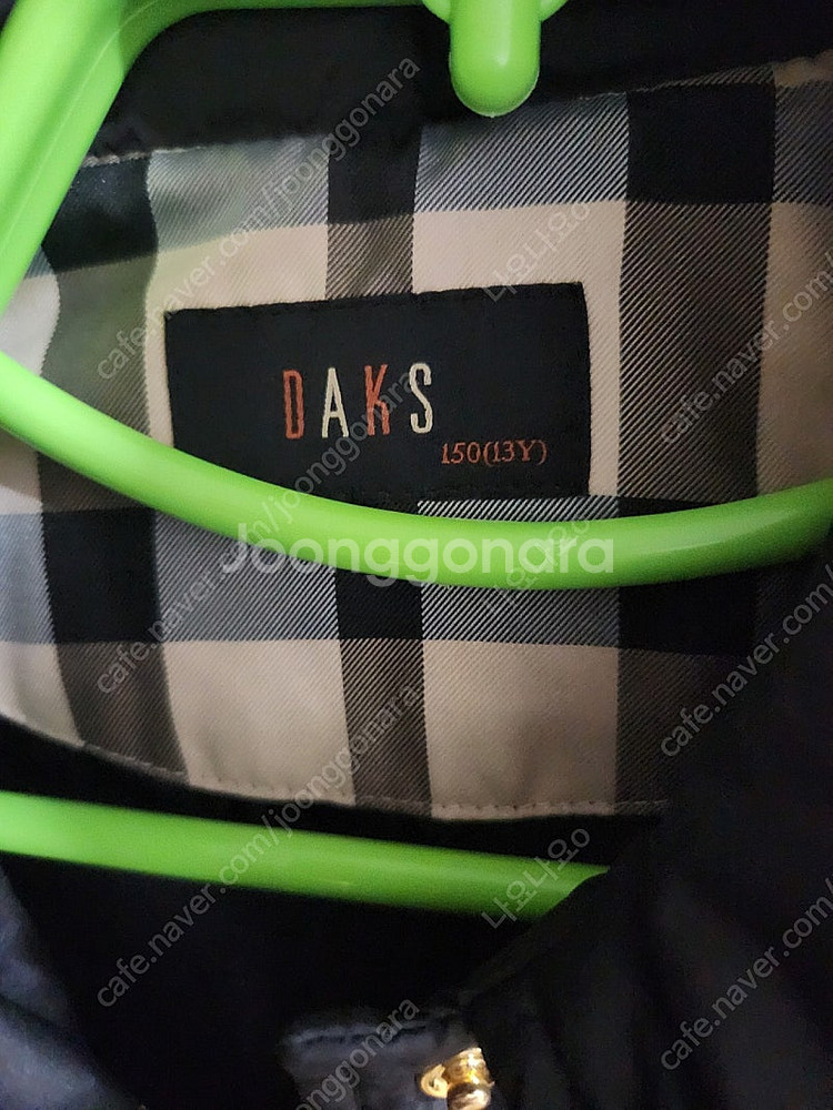 150사이즈)닥스 키즈 퀼팅점퍼 택포--2