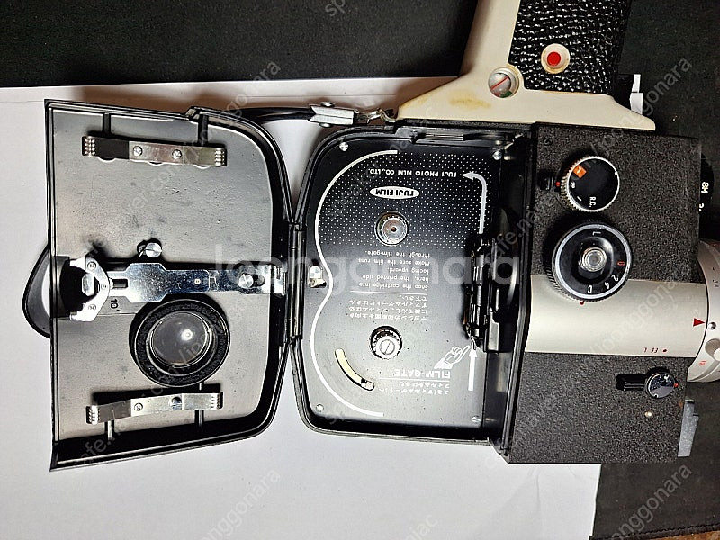 하자품/빈티지 필름 무비카메라/후지카 싱글8 Z450--4