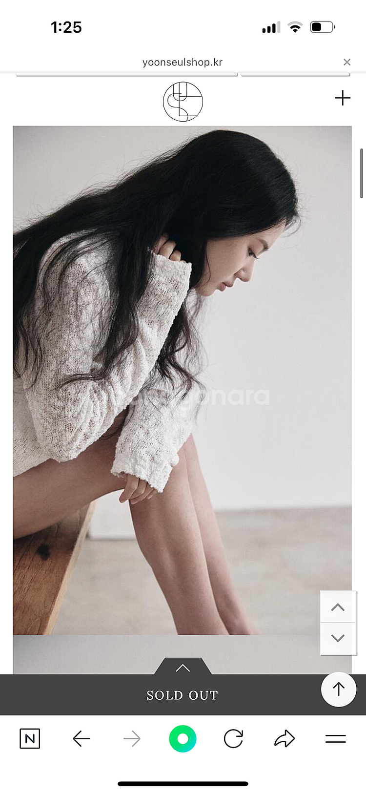 새상품) 윤슬샵 가디건 cotton slub cardi...--3