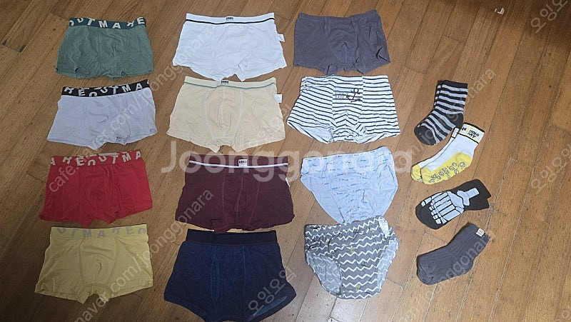 남아 사각팬티. 삼각팬티. 양말 . 6-8세 / 75-80사이즈 . 일괄--0