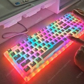 아크릴 RGB키보드 핫스왑지원
