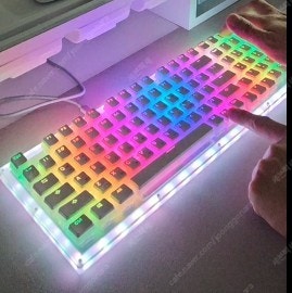 아크릴 RGB키보드 핫스왑지원--2