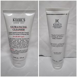 미개봉)키엘 울트라 페이셜 클렌저 150ml+데일리클렌저 2종