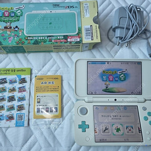 뉴 닌텐도 2DS XL 뉴투다수 동물의 숲 에디션