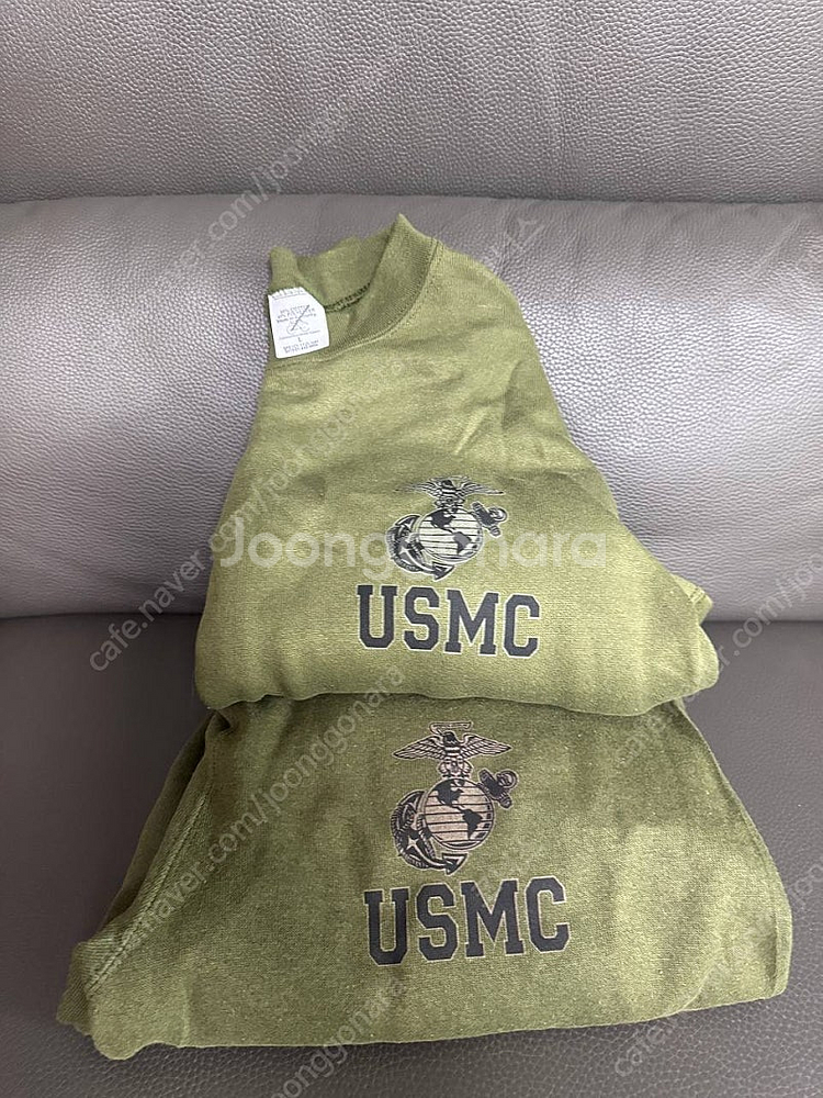 미해병대 맨투맨 USMC 상의 L, 하의 M 한벌입니다...--1