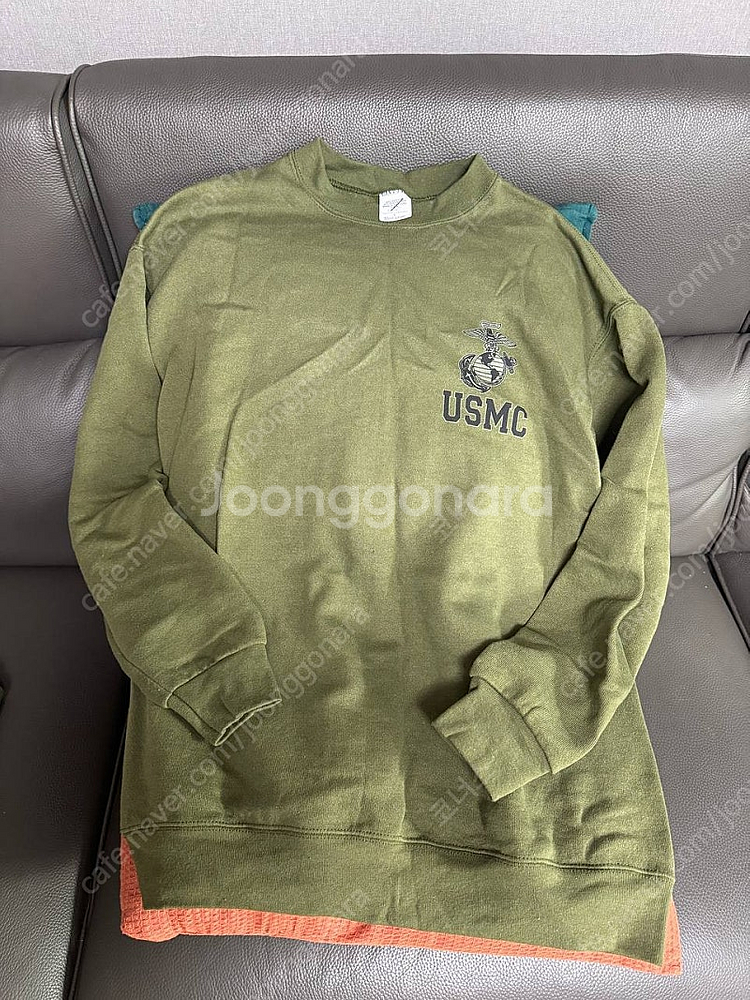 미해병대 맨투맨 USMC 상의 L, 하의 M 한벌입니다...--2