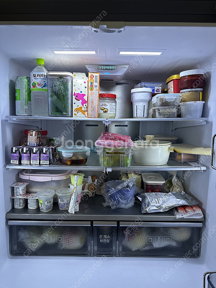 삼성 패밀리허브 4도어냉장고--1