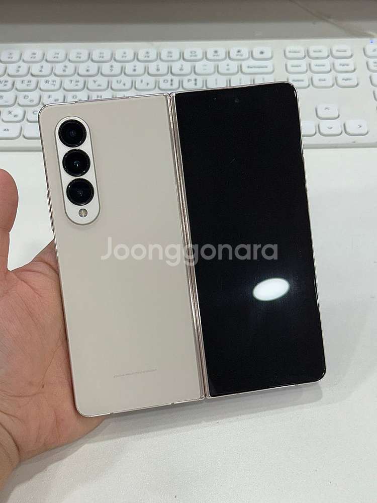 갤럭시Z폴드4 (F936) 베이지 256GB 무잔상 공...--0
