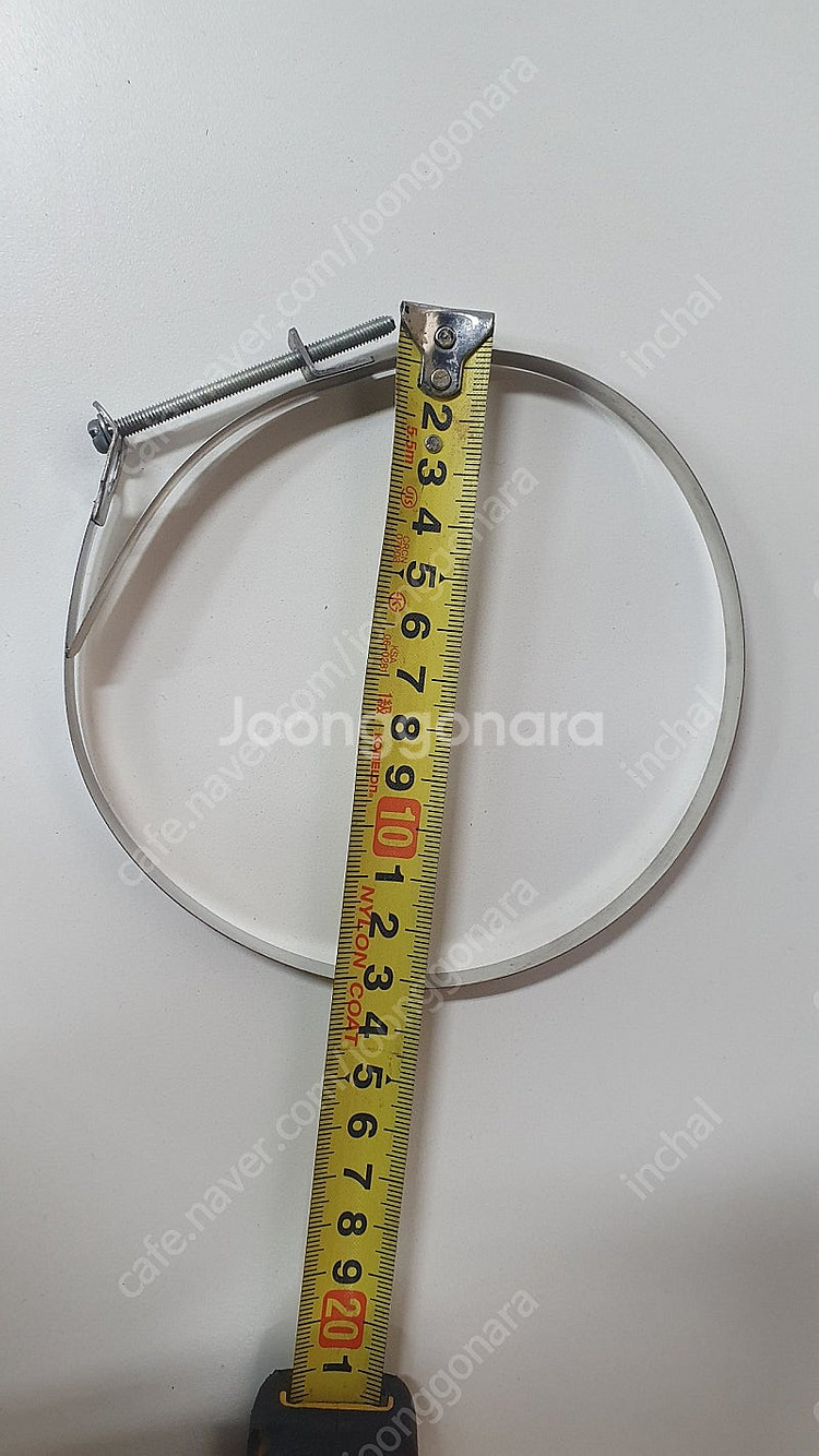 스텐 반도 써스 밴드 125mm 닥트 자바라 조임--4