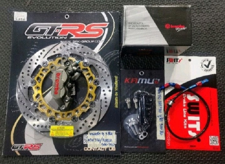 포르자/ADV350 XMAX300 NMAX 브램보,니신 브레이크셋트 이미지