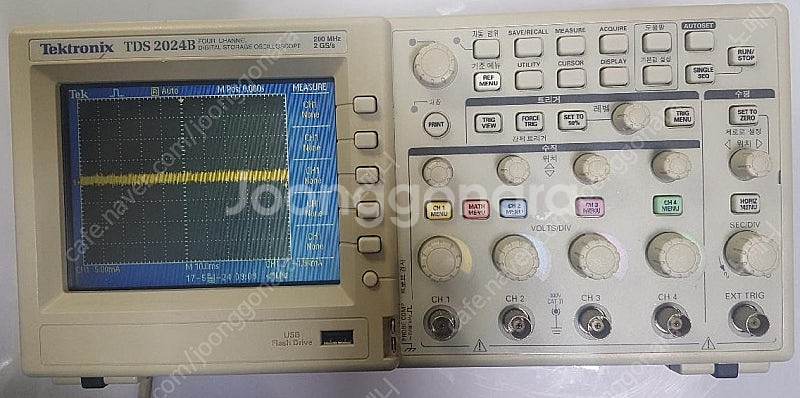4채널 오실로 스코프(TSD 2024B 200MHz 2...--0