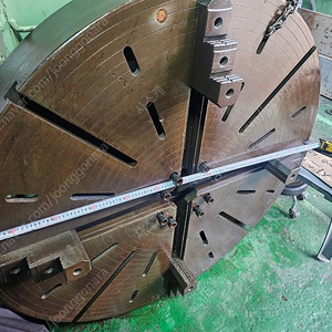 단동척 선반척1250파이 일제