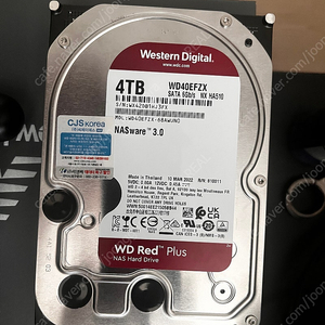 WD Red Plus NAS하드디스크 4TB 중고