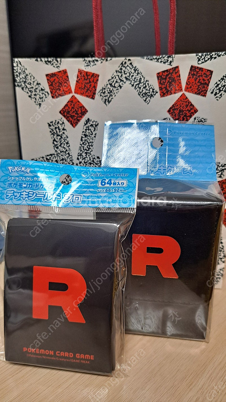 포켓몬카드 서플라이 로켓단 슬리브+로켓단 덱케이스(가죽...--1