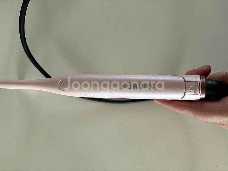 휴브론 뿌리볼륨 고데기 베이비핑크 거의새상품--0
