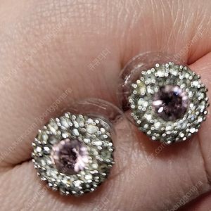 스와로브스키(SWAROVSKI) 원형 귀걸이 정품