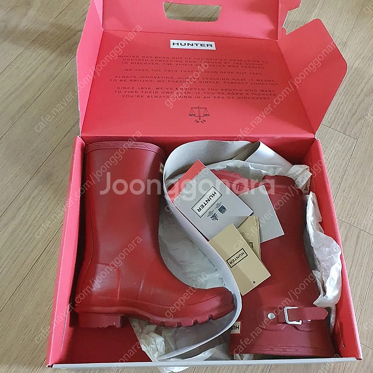 헌터키즈 레인부츠 장화 EU31 180사이즈--1