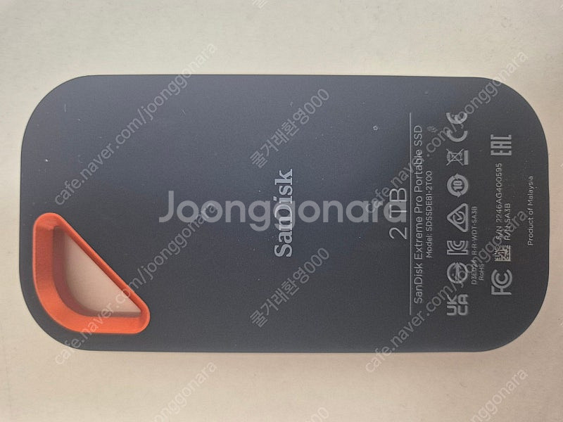 샌디스크 익스트림 프로 외장ssd e81 2테라 2tb...--1