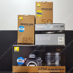 니콘 d750, (85mm) 85.8 g, (50mm) 50.8 g, 탐론15-30 vc F마운트 판매합니다.