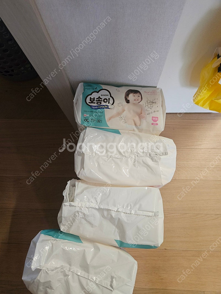보솜이 리얼코튼 여아용 2xl 120매 점보 팬티형 1...--1