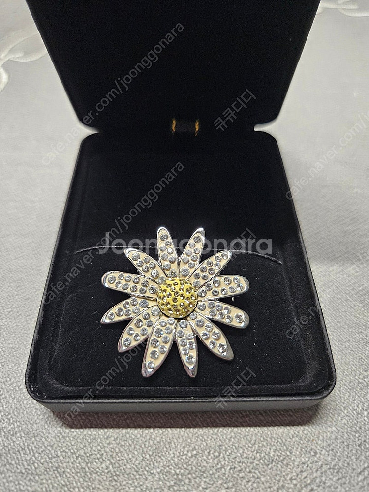 스와로브스키(SWAROVSKI) 플라워 브로치 정품--0